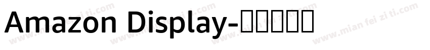 Amazon Display字体转换